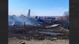 В омском селе без проверки на пожароопасность сгорели два дома