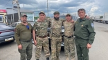 Геннадий Долматов встретился с омскими бойцами в зоне СВО