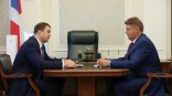 Виталий Хоценко и полпред президента Анатолий Серышев обсудили социально-экономическое развитие Омской области