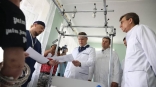 Михаил Мурашко и Виталий Хоценко встретились с бойцами СВО, находящимися на лечении в омском КМХЦ