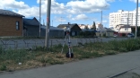 В Омске пешеход «нокаутировал» камеру фиксации нарушений ПДД
