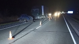 Появилось фото с места ДТП с тремя погибшими на трассе Тюмень - Омск