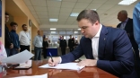 Виталий Хоценко проголосовал на выборах губернатора Омской области