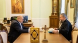 Мэр Сергей Шелест поделился впечатлениями от знакомства с новым омским митрополитом Дионисием