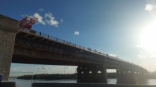 Точное время полного закрытия движения по Ленинградскому мосту в Омске пока неизвестно