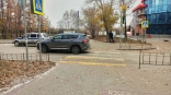 В Омске сбили первоклассницу на пешеходном переходе