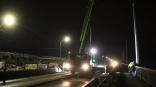 Шелест сообщил, когда включат новые фонари на Ленинградском мосту в Омске