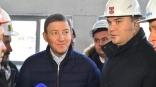 После окончания строительства межпоселкового газопровода Омский район посетили Хоценко и Турчак