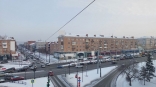 Утро понедельника в Омске началось с крупных пробок
