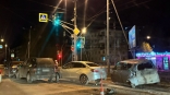 В омском Амуре ночью произошла массовая авария