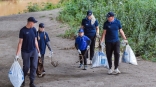 Сотрудники Омского НПЗ приняли участие в очистке берегов реки Омь