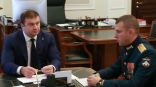Виталий Хоценко принял участника программы «Время героев» с докладом о стажировке в омском правительстве