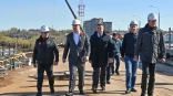 Губернатор Хоценко проверил ход капремонта моста имени 60-летия ВЛКСМ в Омске