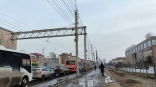 В Омске 7 апреля скопились пробки и аварии