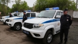 На открытии пункта ППС в Омске приехал автозак