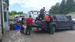 Омских пожарных отправили на помощь Томской области