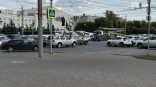 Центр Омска встал в пробки из-за светофоров