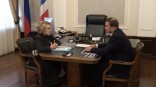 Хоценко обсудил с Матвиенко подготовку к 400-летию Омского Прииртышья
