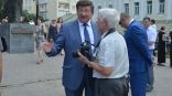 Мэр Вячеслав Двораковский был оживлен и много шутил