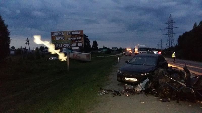 В ДТП на «трассе смерти» одному из автомобилей снесло крышу