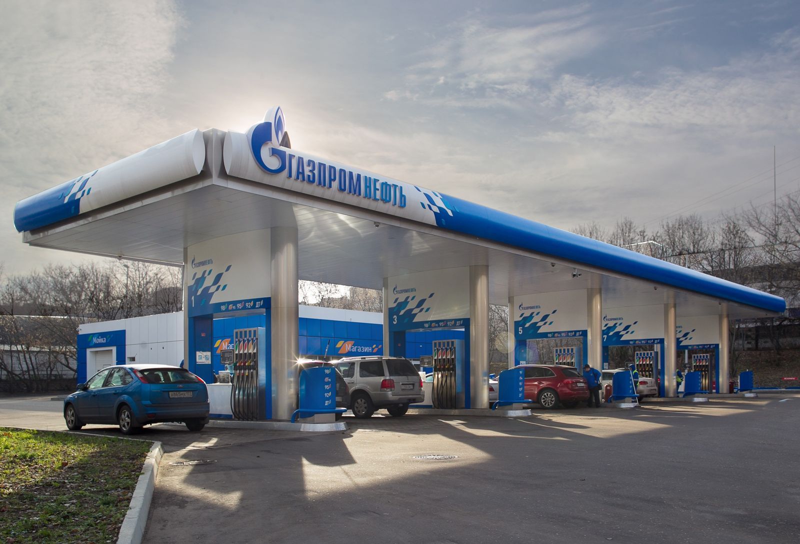 Газпромнефть заправки фото