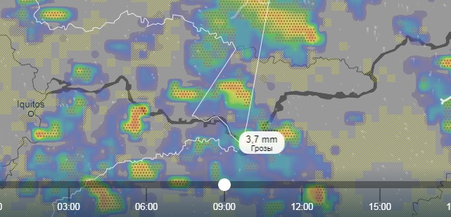 Карта осадков яровое