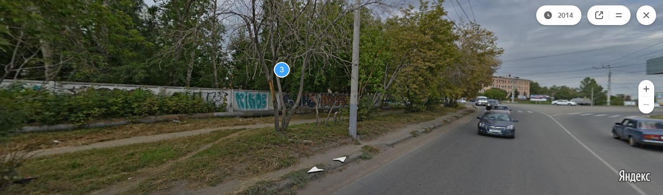 Прорыв трубы произошел здесь