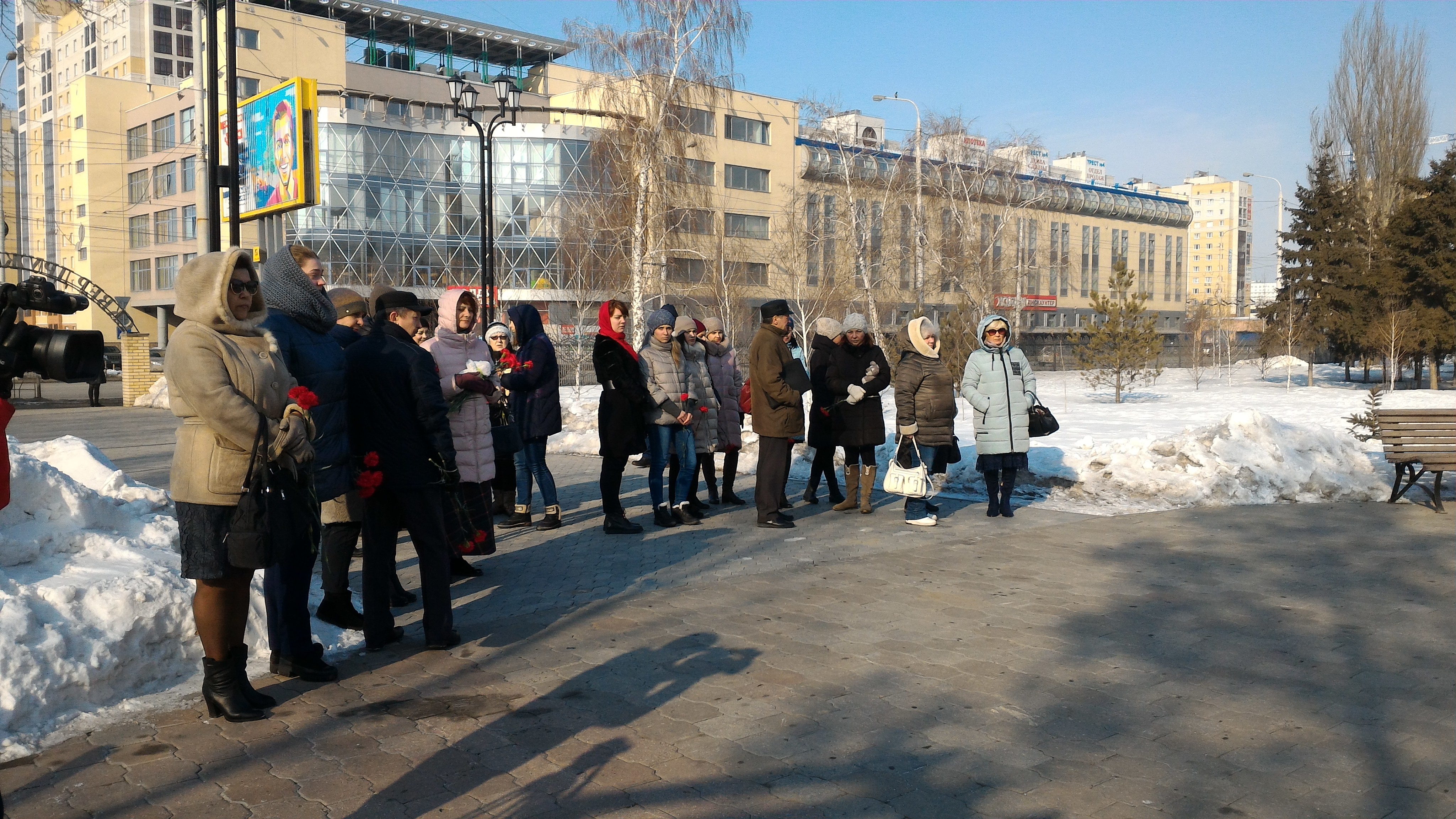 Мемориал в память погибших в Кемерово