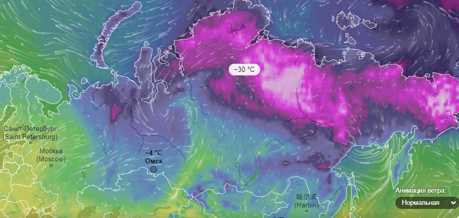 Надвигается мощное похолодание до -30 °С: что ждет Омскую область?