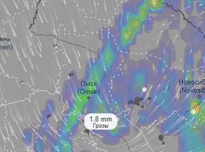 Карта ветра онлайн омск