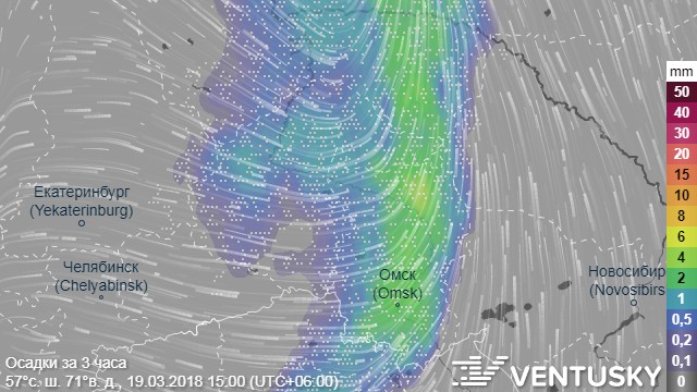 Карта осадков омск в реальном времени