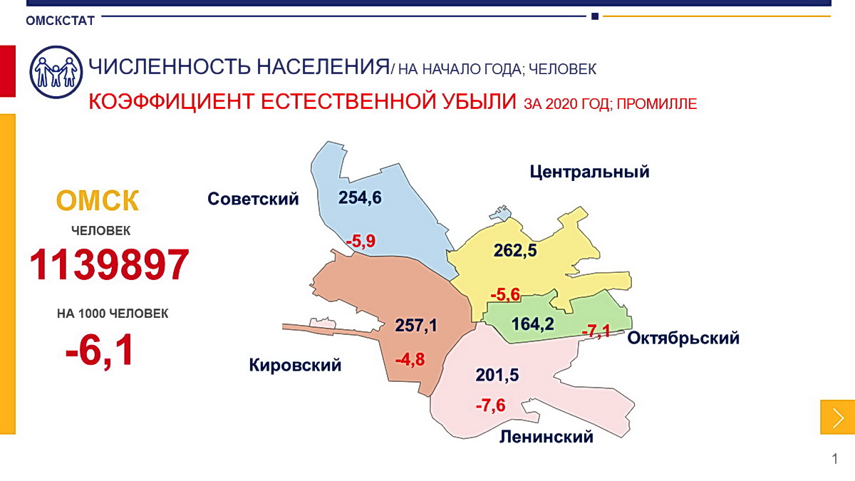 Проект демография омск