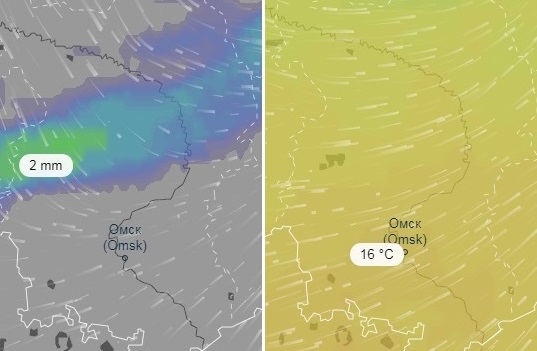 Омская погода 10 дней