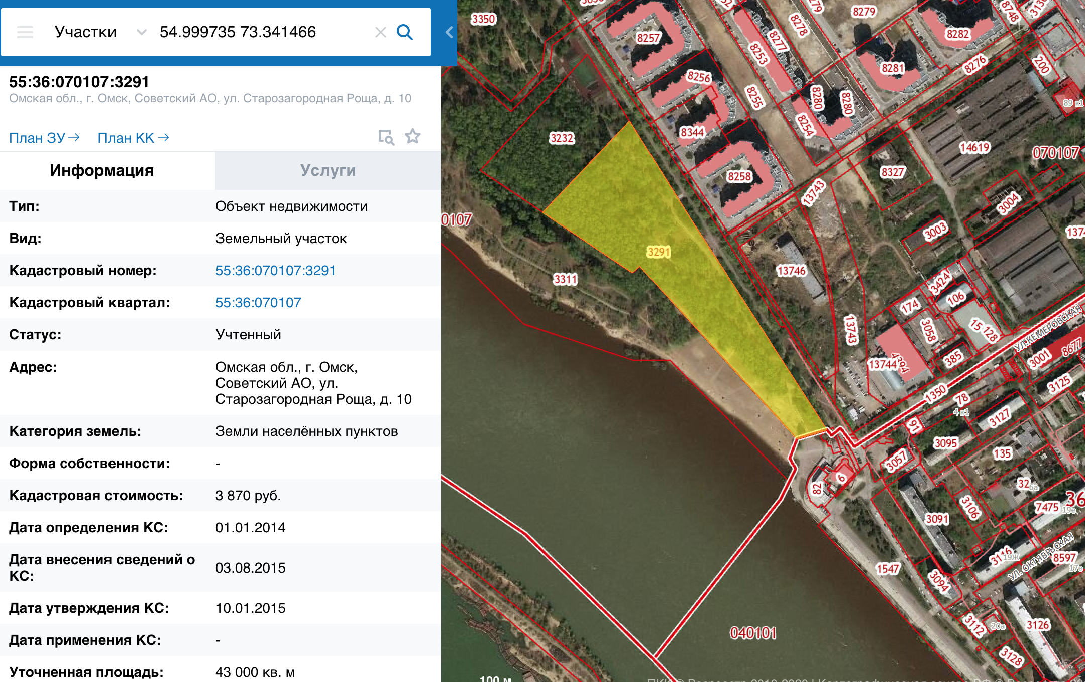 Омск публичная кадастровая карта омской области