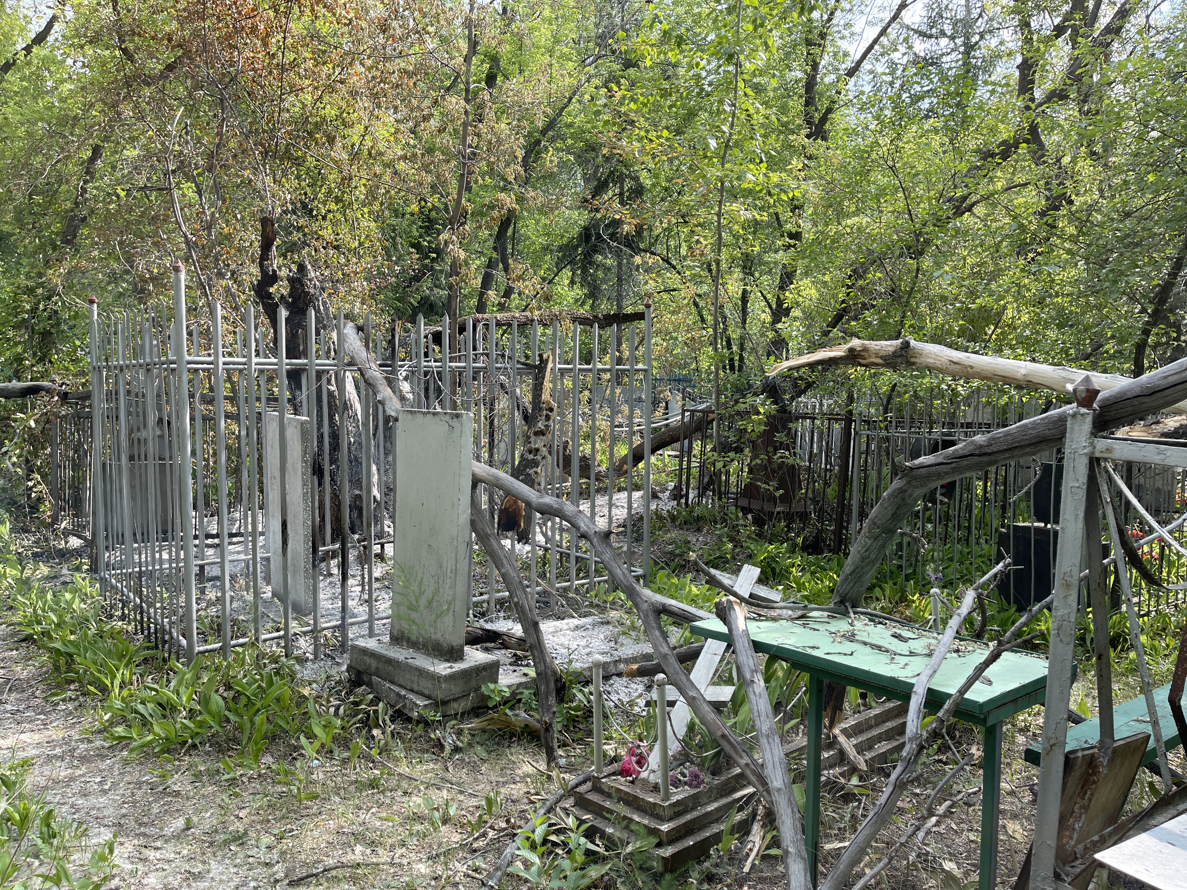 В Омске после пожара на кладбище появились безымянные могилы В Омске после пожара на кладбище появились безымянные могилы