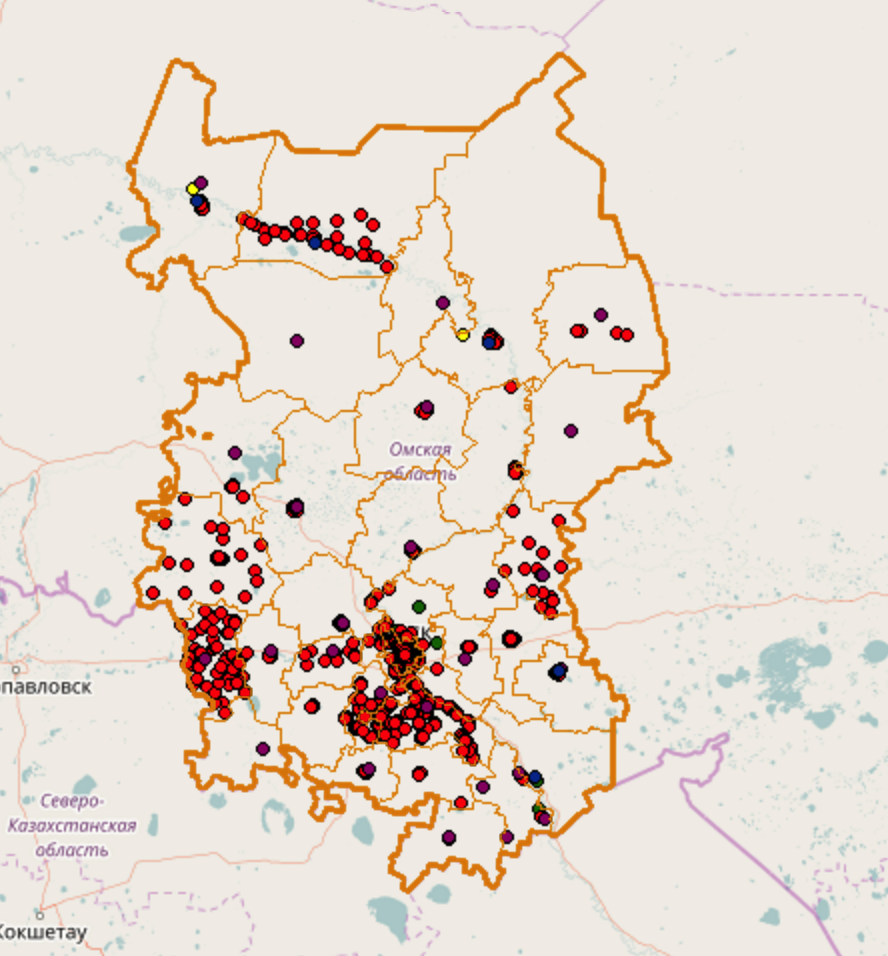 Геологическая карта омской области