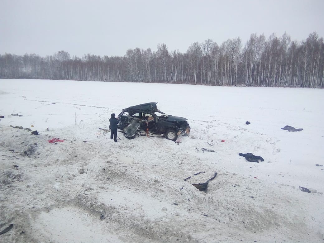 Под Омском в столкновении двух внедорожников пострадало 8 человек, в том  числе двое детей — СуперОмск