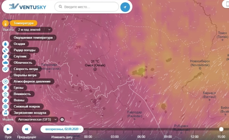 Вентускай омск карта