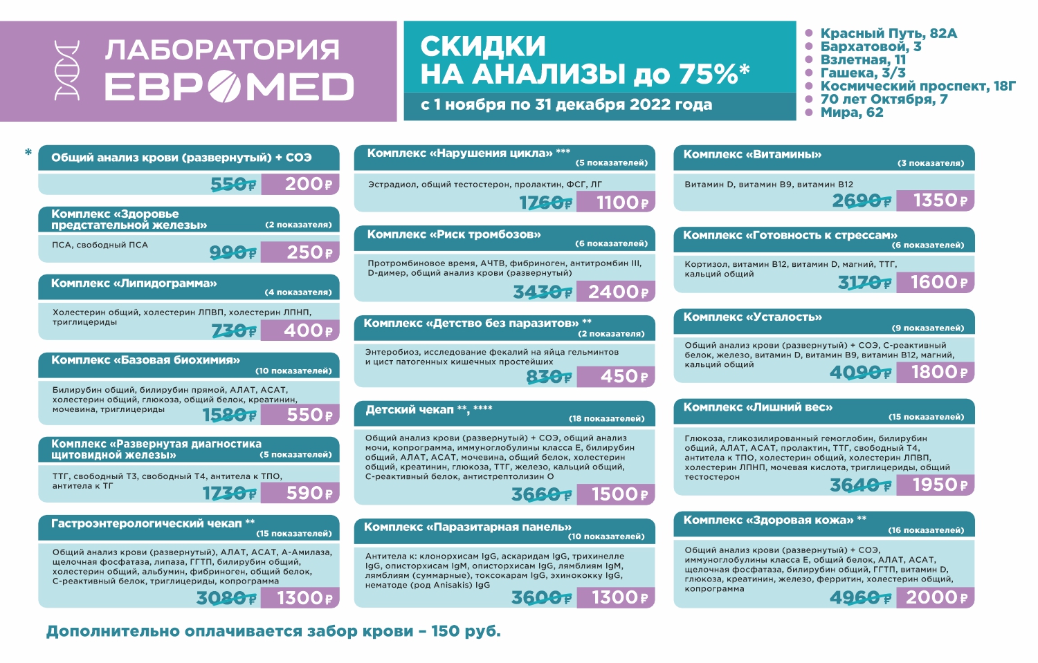 В лаборатории «Евромед» стартуют новые акции для взрослых и детей —  СуперОмск